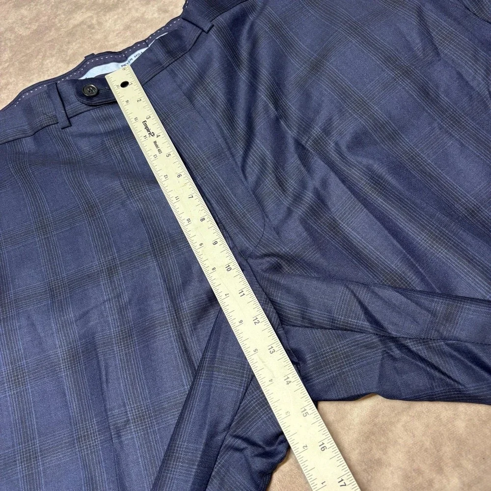 Peter Millar Flynn Classic Fit Blue Wool Suit Men's 50T 2 Piece Suit $895 - Picture 13 of 16
